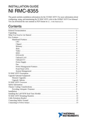 National Instruments NI RMC-8355 Installation Manual