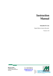 Mikrotron Cube5 C Instruction Manual