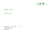 Keba ServoOne multi-axis system User Manual
