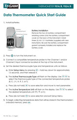 Tegam 932A Quick Start Manual