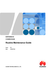 Huawei EDFA0820-D Routine Maintenance Manual