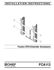 Chief FCA113 Installation Instructions Manual