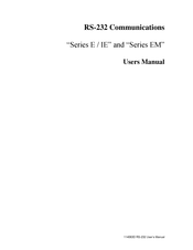 MYERS EM Series User Manual