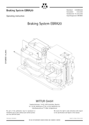 WITTUR EBRA20 Operating	 Instruction
