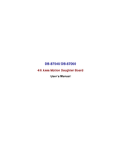 AXIOMTEK DB-87040 User Manual