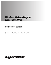 Hypertherm EDGE Pro CNCs Field Service Bulletin