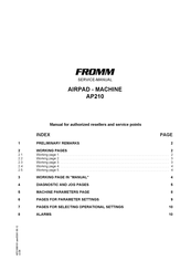 Fromm AP210 Service Manual