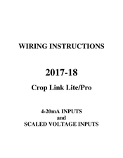 AgSense Crop Link Pro Wiring Instructions