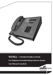 Cooper safety VoCALL CFVCWM User Manual & Log Book