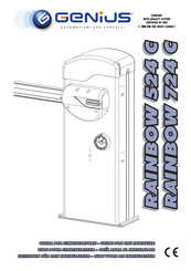 Genius RAINBOW 724 C Manual For The Installer