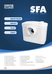 Sfa SANIBROYEUR Installation Instructions Manual