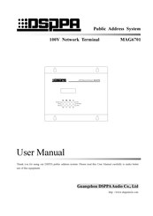 DSPPA MAG6701 User Manual