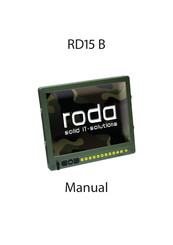 Roda RD15 B Manuals | ManualsLib