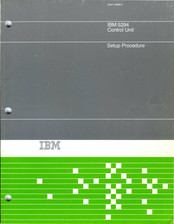 IBM 5294 Setup Procedure