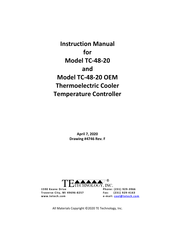 TE Technology TC-48-20 OEM Instruction Manual