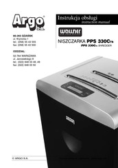 Argo Wallner PPS 330CTS Instruction Manual