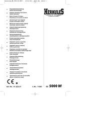 HERKULES SE 5000 DF Original Operating Instructions