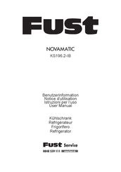Fust NOVAMATIC KS196.2-IB User Manual