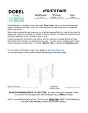 Dorel Living DL1010-7 Instruction Booklet