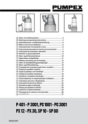 Pumpex SP 10 Starting And Operating Instructions