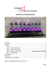 Angry Electrons WordClock-3 Assembly Manual