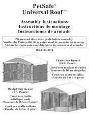 Petsafe Universal Roof HKA11-12074 Assembly Instructions Manual