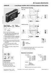 Leuze electronic LV463.XR7/4T4 Manual