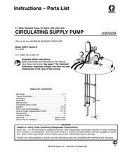 Graco 306560R Instructions-Parts List Manual
