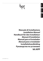 Bpt VA/08-K Installation Manual