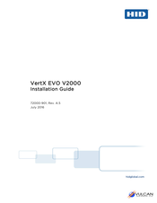 HID VertX EVO V2000 Installation Manual