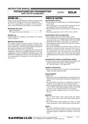 M-system M3LM Instruction Manual