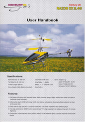 Century UK RAZOR CX 2.4G User Handbook Manual