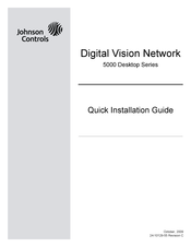Johnson Controls DVN5008 Quick Installation Manual