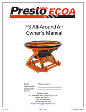 Presto Lifts P3 All-Around Air Owner's Manual