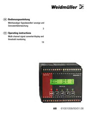 Weidmüller AI8 Operating Instructions Manual