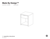 Target SALICE Made By Design 249-05-590 Assembly Instructions Manual