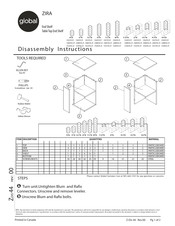 Global ZIRA Disassembly Instructions