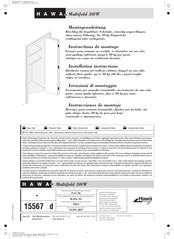 Hawa Multifold 30/W Installation Instructions Manual