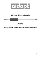 aidapt VM965 Usage And Maintenance Instructions