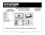 Hyundai U8780 2B000J9/J4 Installation Instructions Manual