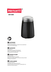 Menuett 001-680 Quick Start Manual