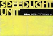 Nikon Speedlight Instruction Manual