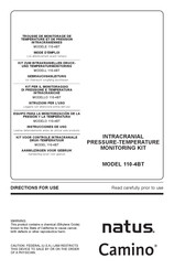 natus Camino 110-4BT Directions For Use Manual