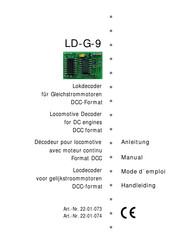 tams elektronik LD-G-9 Manual