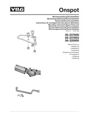 VBG 56-237603 Mounting Instruction/Spare Parts List