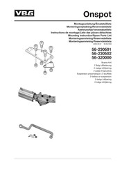 VBG 56-230501 Mounting Instruction/Spare Parts List