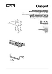 VBG 56-226101 Mounting Instruction/Spare Parts List