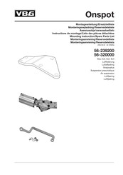VBG 56-239200 Mounting Instruction/Spare Parts List
