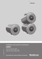 Buderus Logalux LTH400 Installation Instructions For Contractors