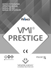 VENTILAIRSEC VMI Pulse'R Prestige Operating Manual